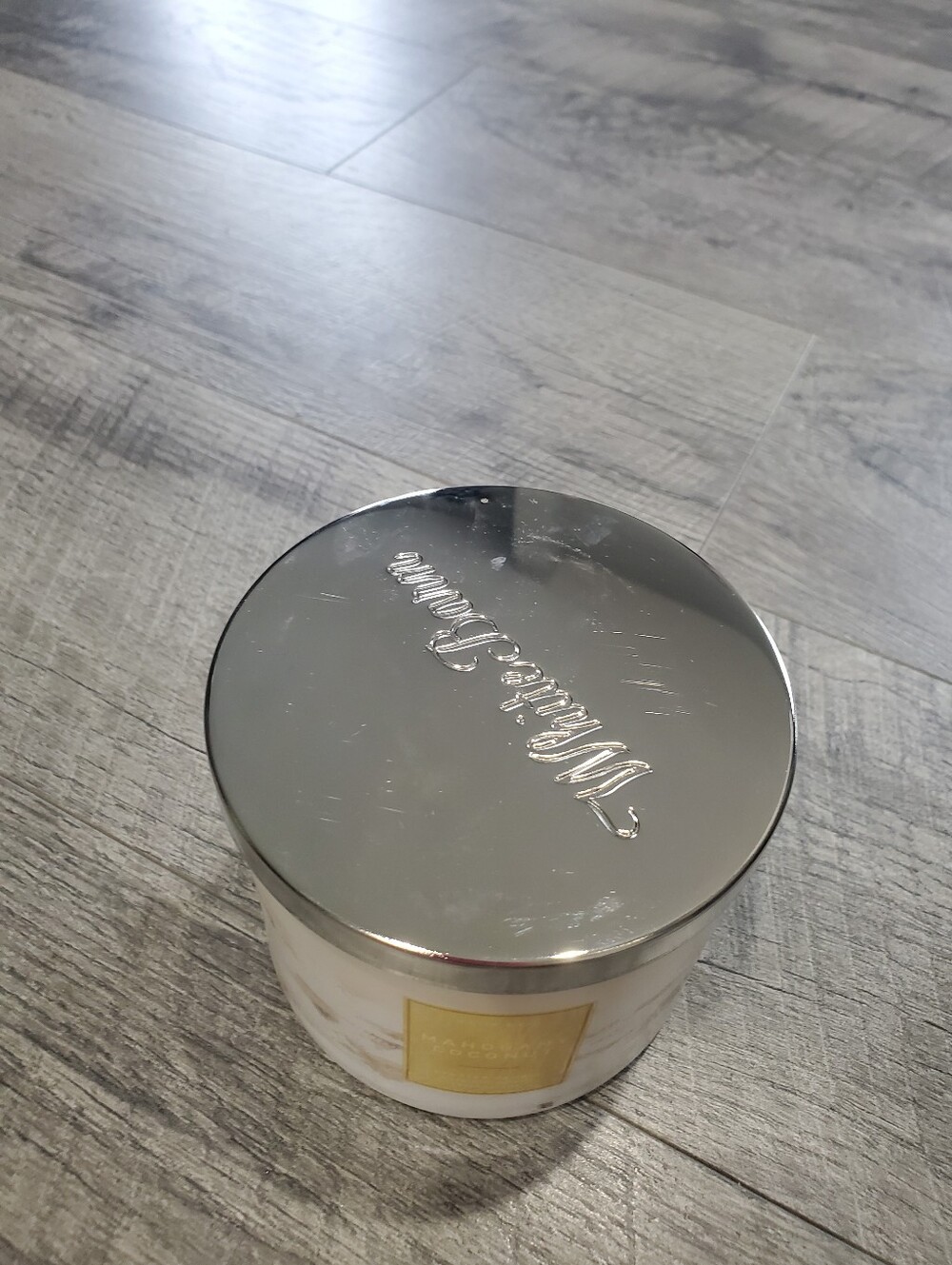 Bath And Body Works Mahogany Coconut 3 Wick Candle - Picture 2 of 4